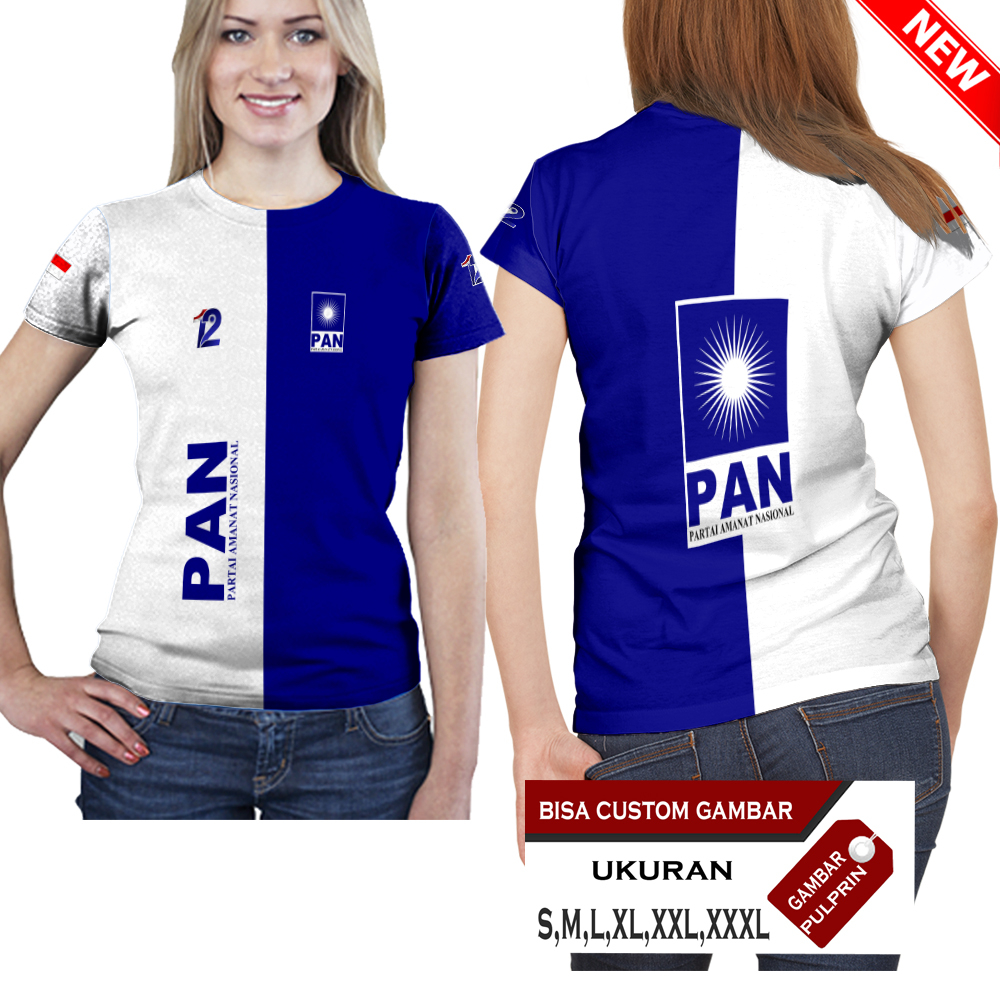 เสื้อโปโลแขนสั้น พิมพ์ลาย PAN National Mandate 2024 Shopee Thailand