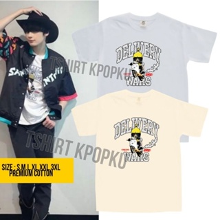 เสื้อยืด พิมพ์ลาย kpop txt hueningkai DELIVERY WARS สไตล์เกาหลี