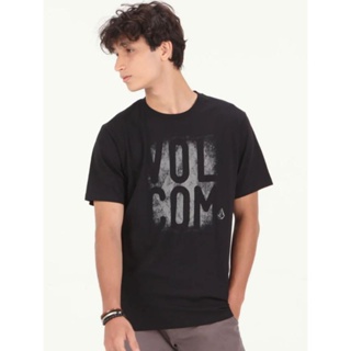 Hitam Amd 692 เสื้อยืด ลาย VOLCOM Black STORE INDONESIA สําหรับผู้ชาย