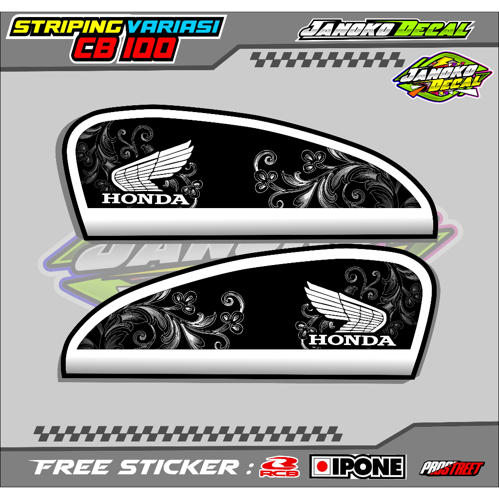 แถบแปรผัน สําหรับรถจักรยานยนต์ HONDA CB100/STICKER LIST CB 100 | Shopee ...