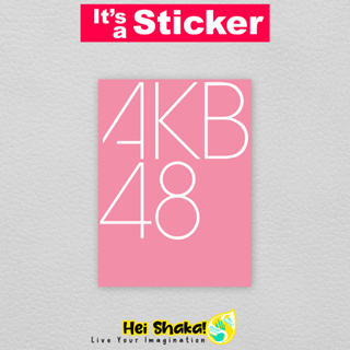 สติกเกอร์ไวนิล กันน้ํา ลายวงดนตรี Akb48