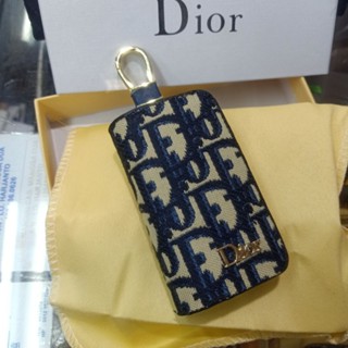 พวงกุญแจ ลาย Dori Monogram สีกรมท่า นําเข้า