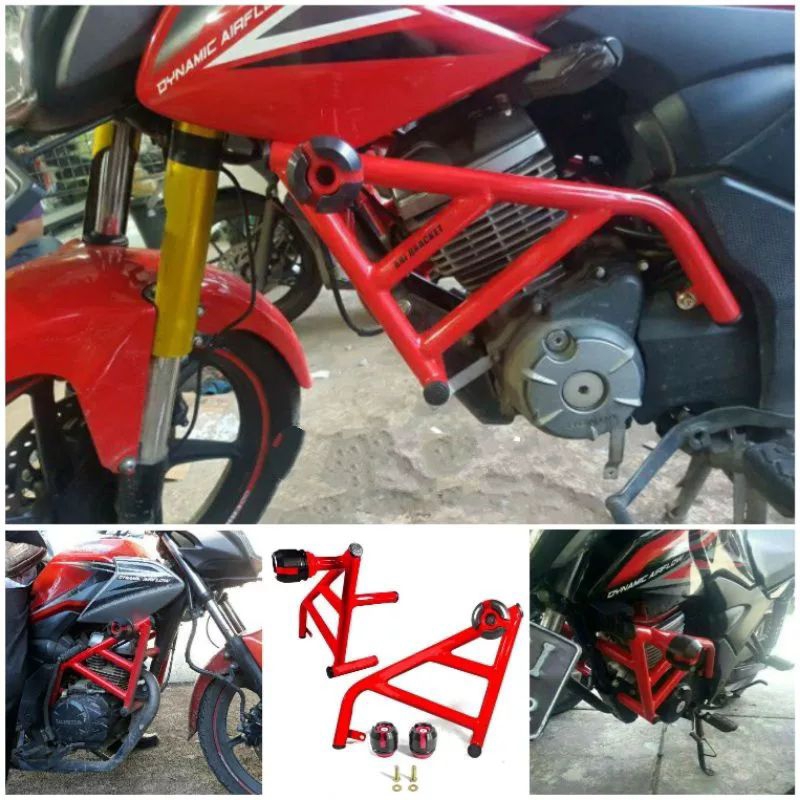 Crashbar Honda Verza 150, Tubular Verza 150 plus Jalu slider agna