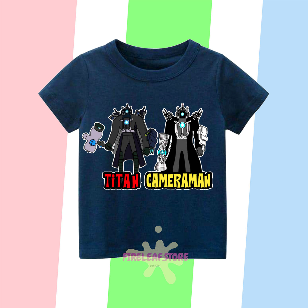เสื้อยืด-พิมพ์ลาย-titan-cameramans-upgrade-พรีเมี่ยม-สําหรับเด็ก