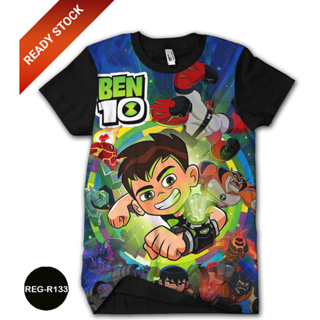 เสื้อยืด พิมพ์ลายการ์ตูน Ben 10 Alien Force สําหรับเด็ก REG-R133