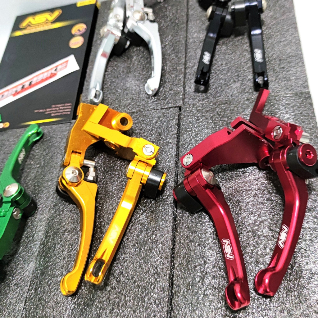 ASV Handle ด้ามพับ KLX 150 DTRACKER 150 CNC อลูมิเนียม ANTI-BREAKING ...