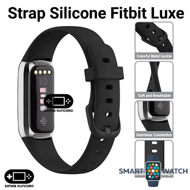 fitbit-luxe-สายรัดข้อมือซิลิโคน-สายรัดข้อมือยาง-smartwatch