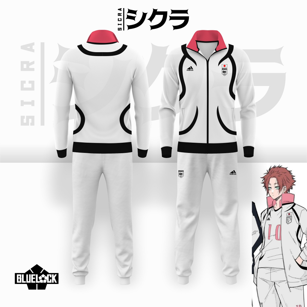 Blue Lock Training Track Top Jacket Japan U-20 อะนิเมะคอสเพลย์มังงะบอล ...