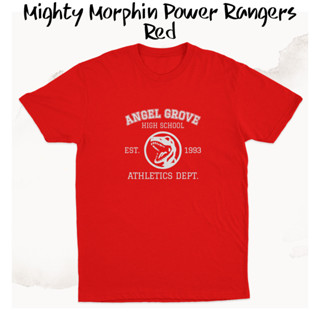 เสื้อยืด พิมพ์ลาย Mighty Morphin Power Rangers Angel Grove Tokusatsu K0325