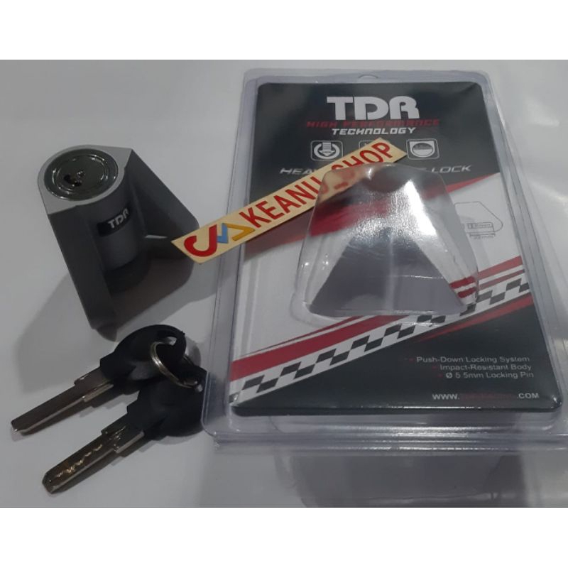 ล็อคแผ่นดิสก์ TDR STRONG STEEL IRON LOCK DURABLE MOTORCYCLE DISC LOCK ...