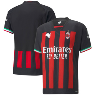 เสื้อกีฬาแขนสั้น ลายทีมชาติฟุตบอล milan home สําหรับผู้ชาย ไซซ์ M