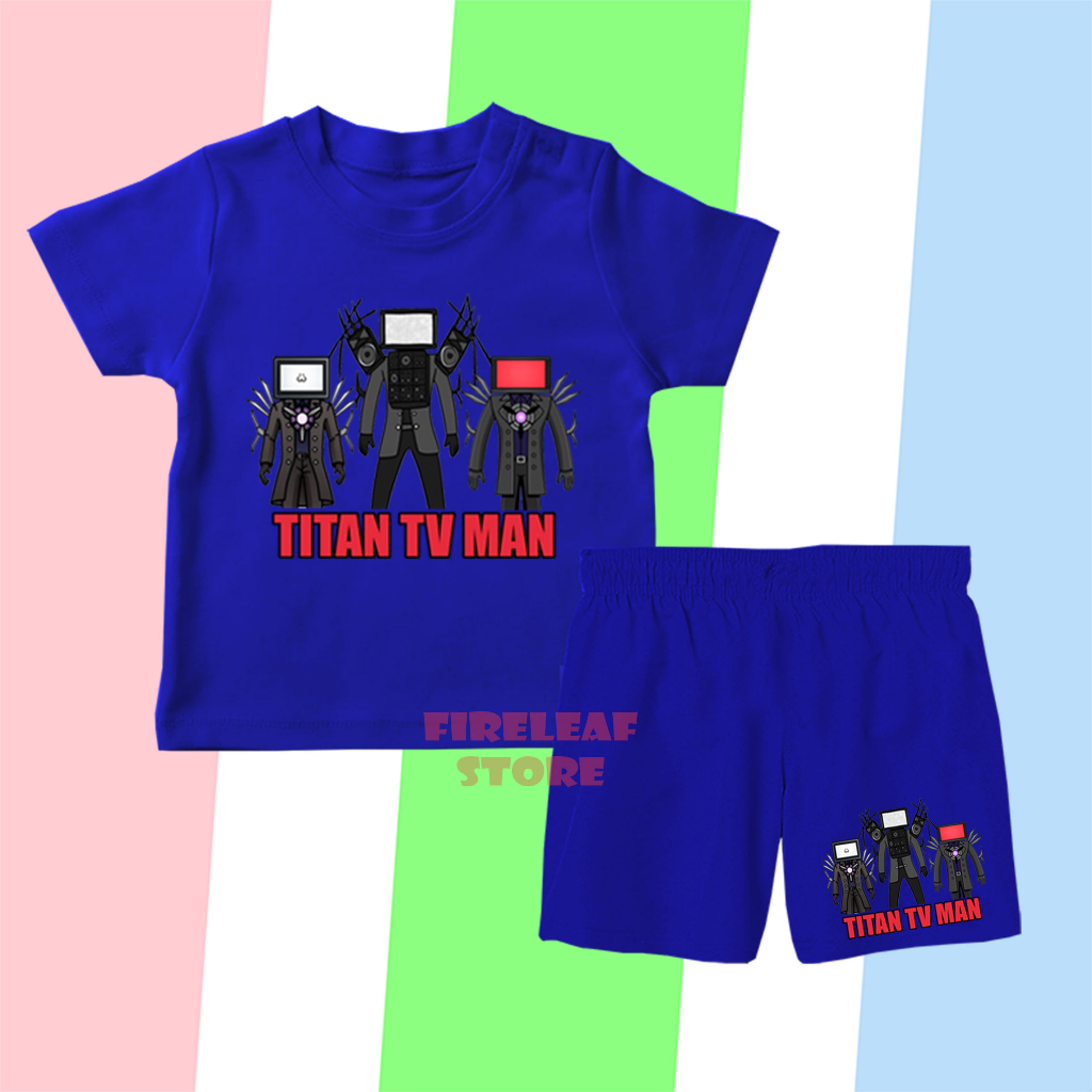 เสื้อยืด-พิมพ์ลาย-titan-tv-man-skibidi-วัสดุพรีเมี่ยม-สําหรับเด็ก