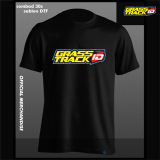 เสื้อยืด พิมพ์ลาย HITAM Grasstrack ID สีดํา สําหรับแข่งรถมอเตอร์ครอส