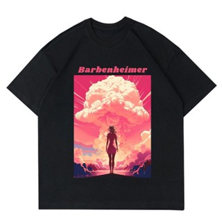 เสื้อยืด พิมพ์ลาย Barbenheimer MOVIE | เสื้อยืด พิมพ์ลายภาพยนตร์บาร์บี้ สไตล์วินเทจ | เสื้อยืด พิมพ์ลายภาพยนตร์