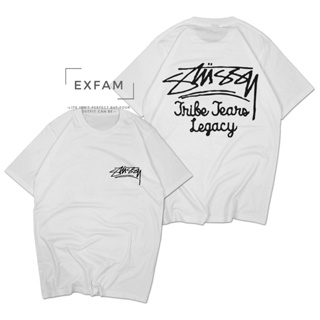 เสื้อยืด ผ้าฝ้าย พิมพ์ลาย Stussy Legacy สําหรับผู้ชาย และผู้หญิง