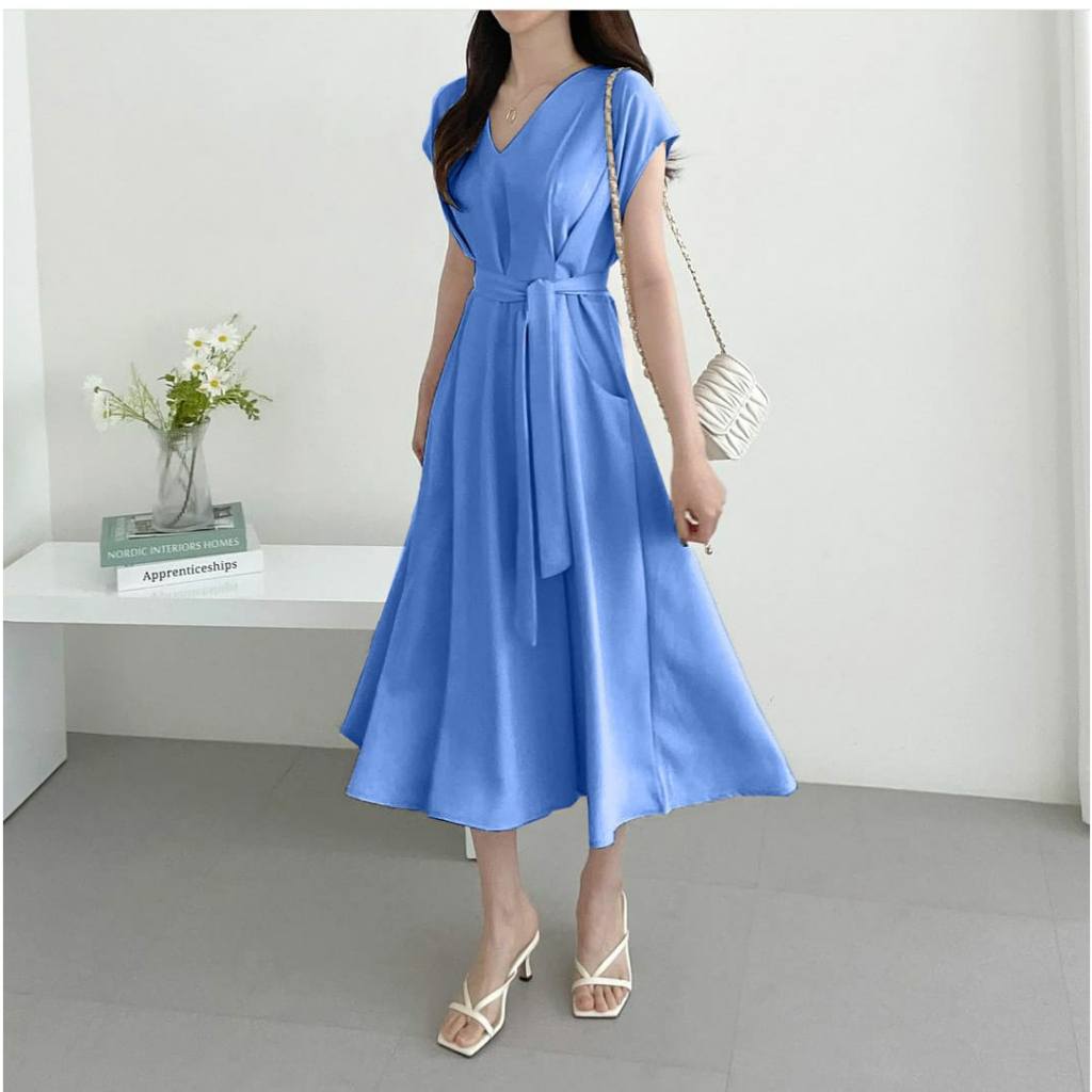 ชุดเดรส-as-fashion-dress-แฟชั่นใหม่ล่าสุด-สําหรับผู้หญิง-midi-dress-สําหรับคริสต์มาส