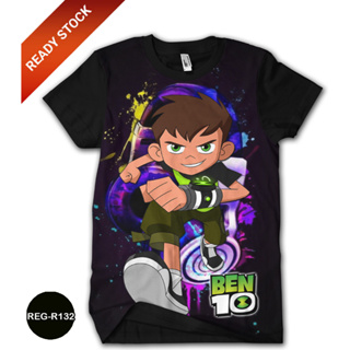 เสื้อยืด พิมพ์ลายการ์ตูน Ben 10 Alien Force สําหรับเด็ก REG-R132