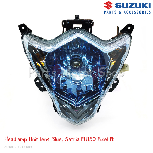 Original Suzuki Satria FU150 Ficelift Lens Blue Headlight Reflector ...