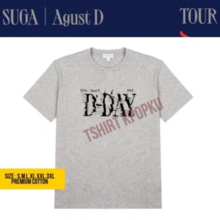 เสื้อยืด พิมพ์ลาย bts suga agustd DDAY tour in BANGKOOK DDAY สไตล์เกาหลี (เฉพาะหน้า)