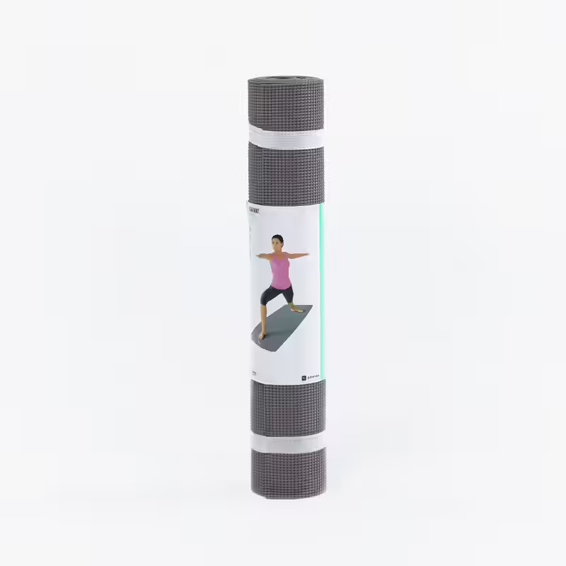 เสื่อโยคะ/yoga MAT essential 4mm - สีเทา - Domyos - Original Decathlon ...