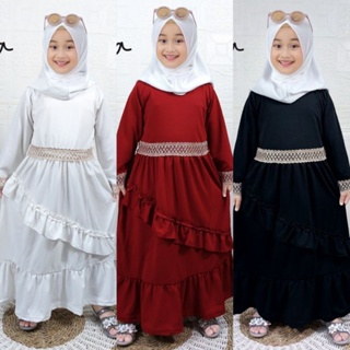 เสื้อคลุมมุสลิม สําหรับเด็ก 3-15 ปี 3 4 5 6 7 8 9 10 11 12 13 14 15 ปี