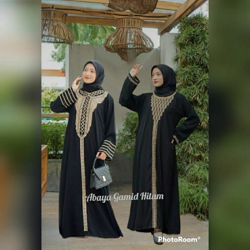 hitam-เสื้อคลุม-ปักลาย-saudi-abaya-สีดํา-สําหรับคอมพิวเตอร์