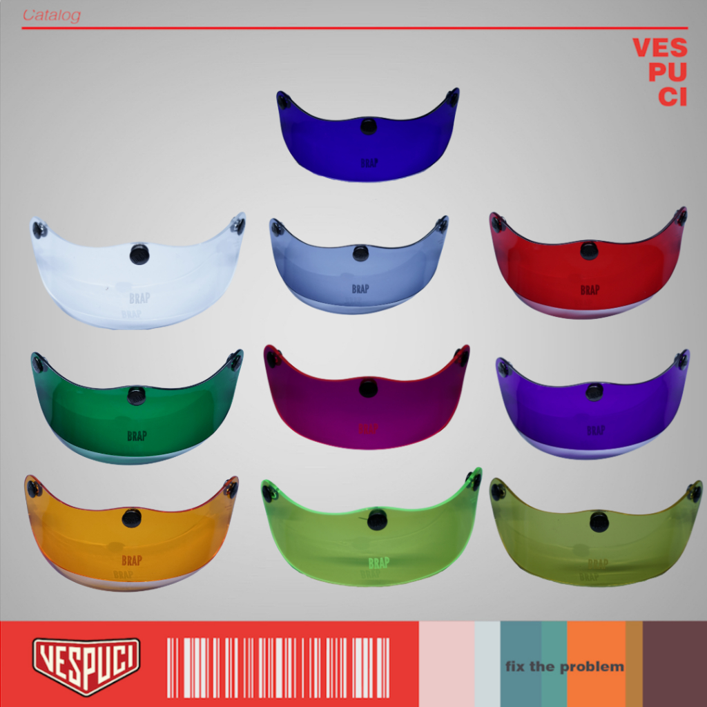 อุปกรณ์เสริมหมวกกันน็อค Snap Visor/สัตว์เลี้ยง/หมวก BRAP รุ่นเป็ด ...