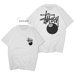 เสื้อยืด พิมพ์ลายการ์ตูน Stussy 8th Ball Wind Breaker สไตล์เกาหลี