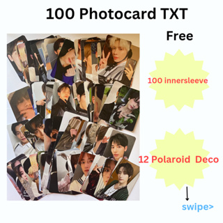 ปลอกแขนโพลารอยด์ ลายรูปภาพ TXT ฟรี 12 100 ชิ้น