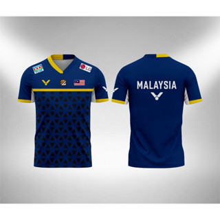 เสื้อกีฬาแบดมินตัน มาเลเซีย All England 2023 Lee Z J