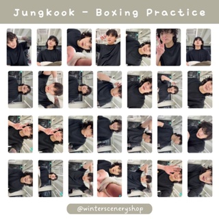Bts ชุดถ่ายภาพสมาชิก - Jungkook Live 23.02.11 | อุปกรณ์ฝึกชกมวย | โฟโต้การ์ด 1 ชุด มี 28 ชิ้น