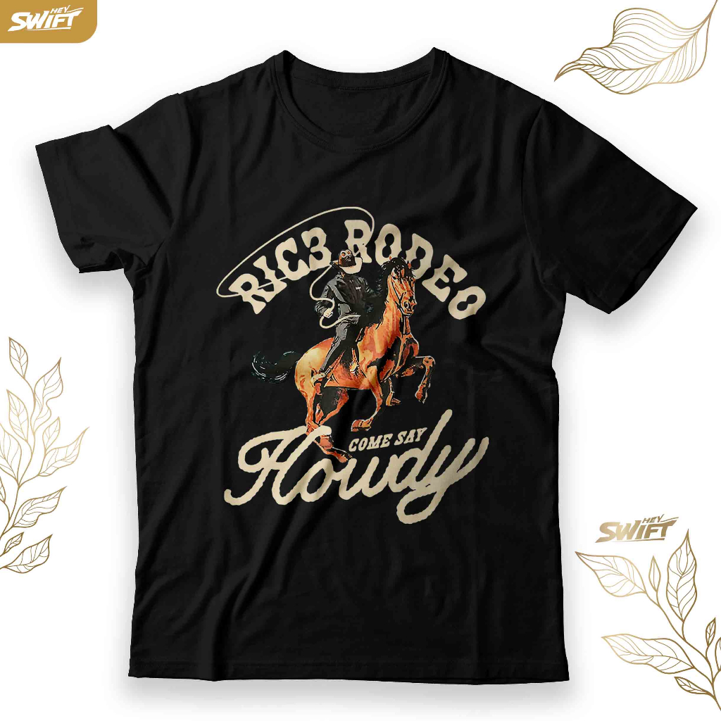 เสื้อยืด ลาย Kaos RIC3 Rodeo Come Say Howdy f1 Daniel ricciardo BAJU ...