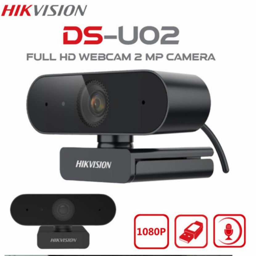 กล้องเว็บแคม Hkvision hikvision 2MP DS-U02 3.6 มม. ไมค์ USB รับประกัน ...