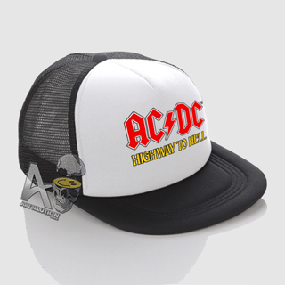 Snapback Jaring Distro Hat/Snapback Trucker Hat - ACDC Highway To Hell Hat โลโก้ล่าสุด คุณภาพพรีเมี่ยม ST091