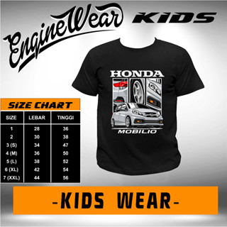 เสื้อยืด ลาย honda mobilio jdm สําหรับเด็ก