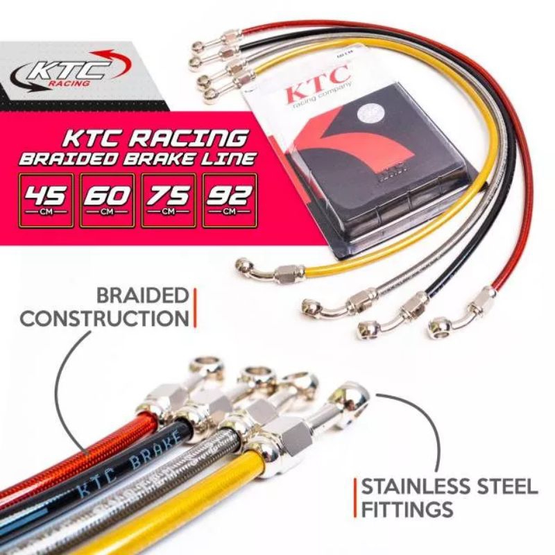 ท่อเบรก KTC RACING ของแท้ (อินเวอร์เตอร์) | Shopee Thailand