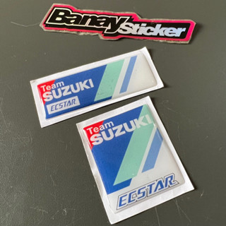 สติกเกอร์นูน ลายตราสัญลักษณ์ทีม Suzuki ECSTAR