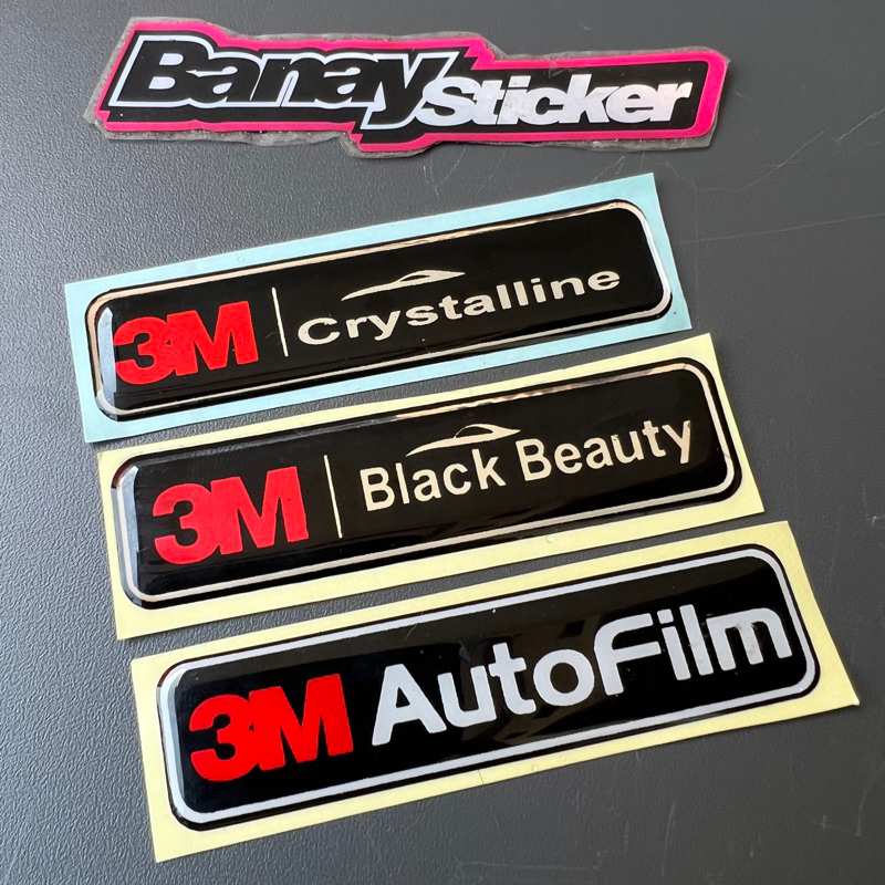 สติกเกอร์ตราสัญลักษณ์-3m-autofilm-3m-สีดํา-3m-สําหรับตกแต่ง