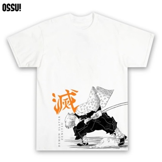 Aftereight.id - KAOS STREETWEAR ชุดนอนอนิเมะ DEMON SLAYER ZENITSU AGATSUMA | เสื้อยืดเพื่อความสวยงาม