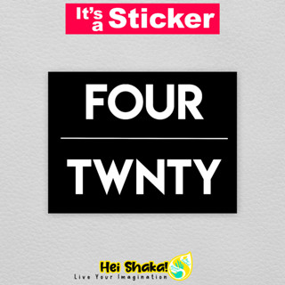 สติกเกอร์ไวนิล กันน้ํา ลายวงดนตรี Fourtwnty Alter