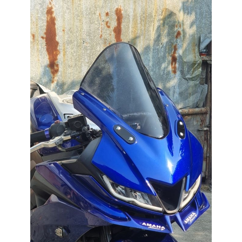 กระจกกันลม-sporty-yamaha-r15-type-v3-mra-amp-v3-เวียดนาม-แบบเต็มเจนอง-หนา-3-มม-ยางรายการ