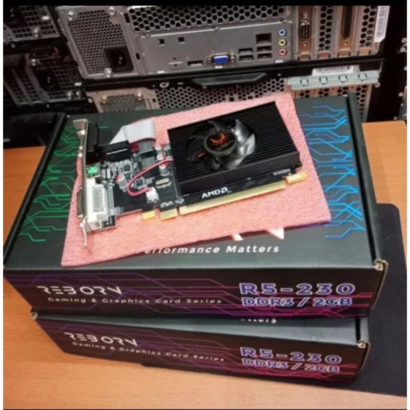 การ์ด Vga ATI RADEON REBORN R5-230 2GB DDR3 ใหม่ | Shopee Thailand