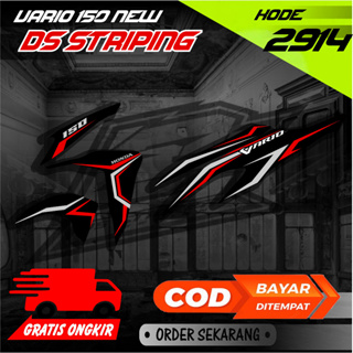 สติกเกอร์ติดตกแต่งรถจักรยานยนต์ 2914 VARIO 125 &amp; 150 ปี 2018-2021