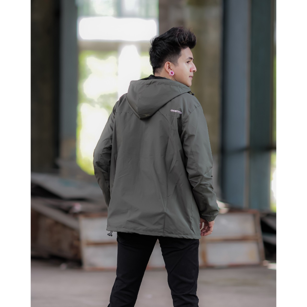 เสื้อแจ็กเก็ต-hijau-army-green-simple-parka-outdoor-parka-jacket-simple-mountain-เสื้อแจ็กเก็ตร่มชูชีพ-เสื้อแจ็กเก็ตมอเตอร์ไซค์