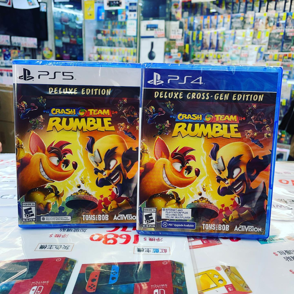 แผ่นเกมส์ Rumble Deluxe Edition สําหรับ Ps5 PS4 Crash Team | Shopee ...