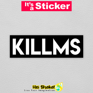 สติกเกอร์ไวนิล กันน้ํา ลายวงดนตรี Killms