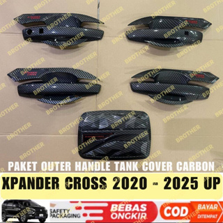 ฝาครอบถังน้ํามันคาร์บอน เคลือบเงา สําหรับ Xpander Cross 2020 2022 2023 2024 2025