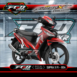 สติกเกอร์ ลายกราฟฟิค Supra X 125 Fi Modif Keren Supra X 125 Fi 004