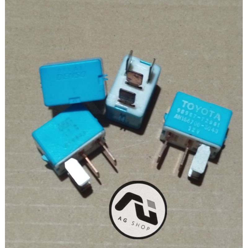 รีเลย์ riley Blue 4 ขา Denso 12V โตโยต้า และ ของแท้ สากล | Shopee Thailand