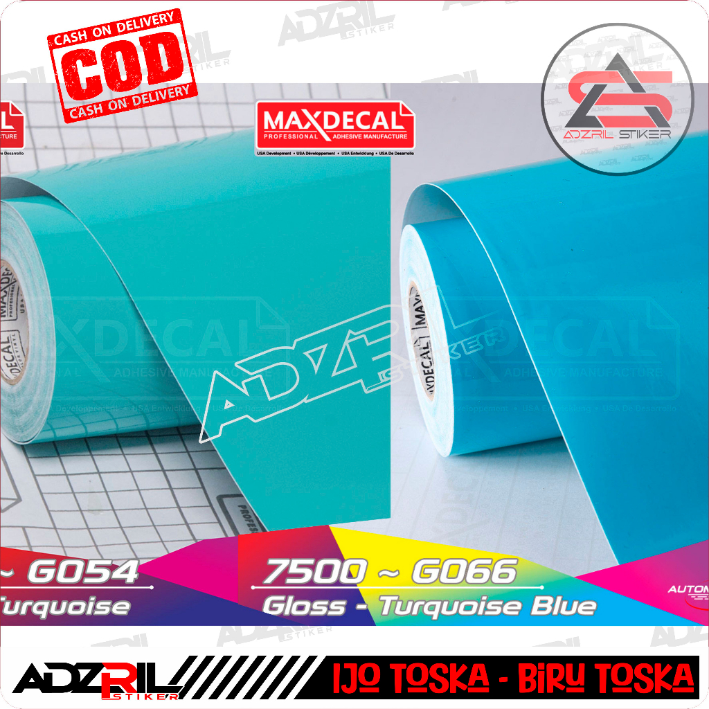 scotlet-maxdecal-สติกเกอร์มันวาว-กันรอยขีดข่วน-สีเขียว-สําหรับรถจักรยานยนต์-7500-g054-7500-g066